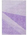 Addison Chantille Machine Washable Acn711 3'x5' Area Rug In Lavender
