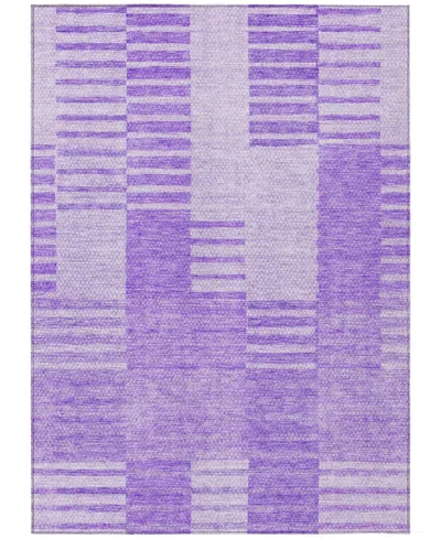 Addison Chantille Machine Washable Acn686 2'6"x3'10" Area Rug In Lavender
