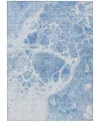 Addison Chantille Machine Washable Acn682 2'6"x3'10" Area Rug In Mist