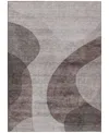 Addison Chantille Acn657 2'6"x3'10" Area Rug In Mocha
