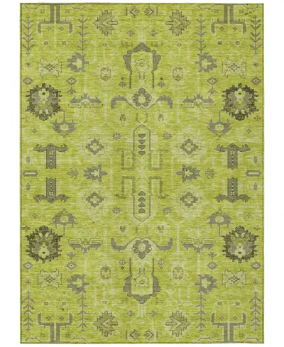 Addison Chantille Machine Washable Acn697 2'6"x3'10" Area Rug In Moss