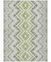 Addison Chantille Machine Washable Acn684 2'6"x3'10" Area Rug In Moss