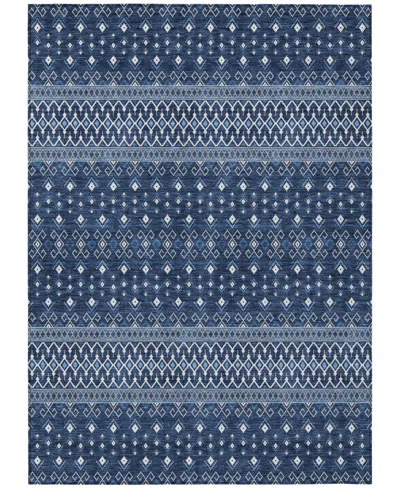 Addison Chantille Machine Washable Acn708 2'6"x3'10" Area Rug In Blue