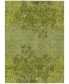Addison Chantille Machine Washable Acn673 2'6"x3'10" Area Rug In Olive
