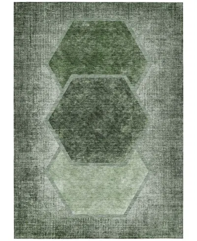 Addison Chantille Acn679 2'6"x3'10" Area Rug In Olive