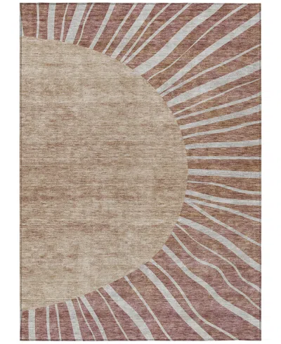 Addison Chantille Acn668 2'6"x3'10" Area Rug In Rose