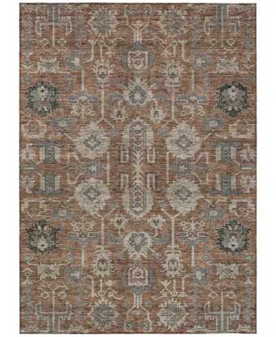Addison Chantille Acn697 2'6"x3'10" Area Rug In Paprika