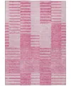 Addison Chantille Acn686 2'6"x3'10" Area Rug In Pink