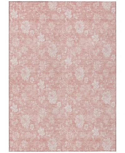 Addison Chantille Machine Washable Acn681 2'6"x3'10" Area Rug In Pink