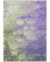 Addison Chantille Machine Washable Acn711 3'x5' Area Rug In Purple