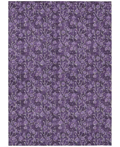 Addison Chantille Acn692 2'6"x3'10" Area Rug In Purple