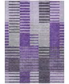 Addison Chantille Acn673 2'6"x3'10" Area Rug In Purple