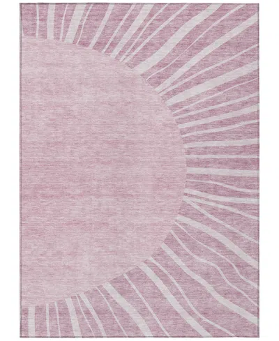 Addison Chantille Acn668 2'6"x3'10" Area Rug In Rose