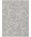 Addison Chantille Machine Washable Acn654 2'6"x3'10" Area Rug In Taupe