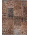 Addison Chantille Machine Washable Acn669 2'6"x3'10" Area Rug In Brown