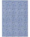 Addison Chantille Machine Washable Acn652 8'x10' Area Rug In Blue