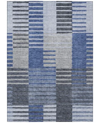 Addison Chantille Machine Washable Acn687 3'x5' Area Rug In Blue
