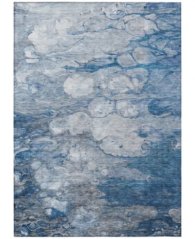 Addison Chantille Machine Washable Acn698 3'x5' Area Rug In Blue