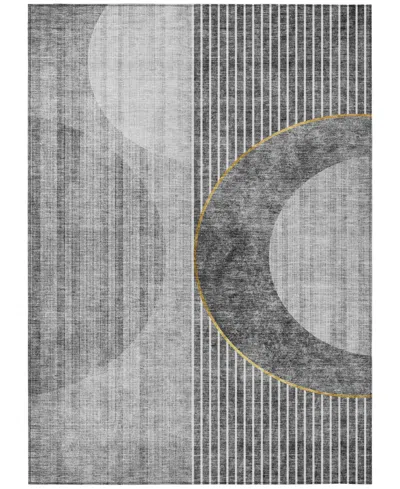 Addison Chantille Acn676 3'x5' Area Rug In Charcoal