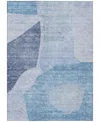 Addison Chantille Machine Washable Acn665 3'x5' Area Rug In Denim
