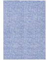 Addison Chantille Machine Washable Acn691 3'x5' Area Rug In Denim