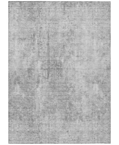 Addison Chantille Machine Washable Acn656 3'x5' Area Rug In Gray