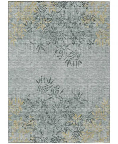 Addison Chantille Machine Washable Acn673 3'x5' Area Rug In Gray