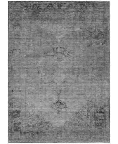 Addison Chantille Machine Washable Acn658 3'x5' Area Rug In Gray