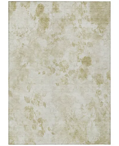 Addison Chantille Machine Washable Acn724 3'x5' Area Rug In Khaki