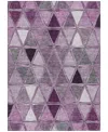 Addison Chantille Machine Washable Acn722 3'x5' Area Rug In Purple