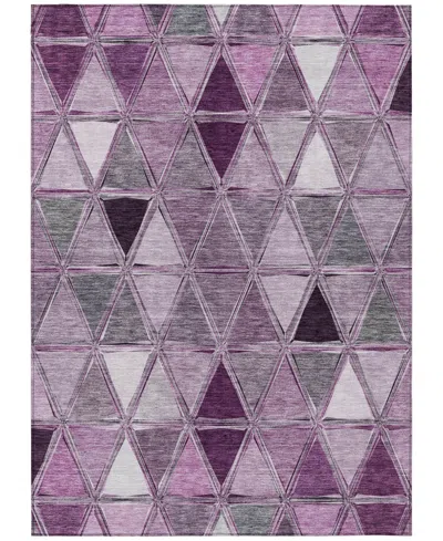 Addison Chantille Machine Washable Acn722 3'x5' Area Rug In Purple