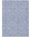 Addison Chantille Machine Washable Acn660 3'x5' Area Rug In Mist