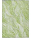 Addison Chantille Machine Washable Acn720 3'x5' Area Rug In Green