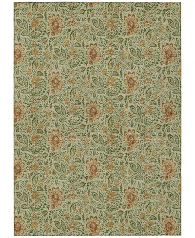 Addison Chantille Machine Washable Acn660 3'x5' Area Rug In Moss