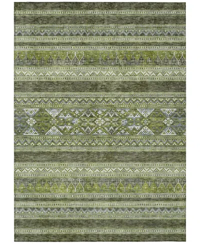 Addison Chantille Machine Washable Acn714 3'x5' Area Rug In Olive