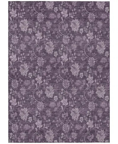 Addison Chantille Machine Washable Acn680 3'x5' Area Rug In Purple