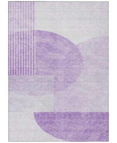 Addison Chantille Acn678 3'x5' Area Rug In Purple