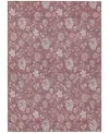 Addison Chantille Machine Washable Acn681 2'6"x3'10" Area Rug In Rose