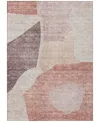 Addison Chantille Machine Washable Acn665 5'x7'6" Area Rug In Rose