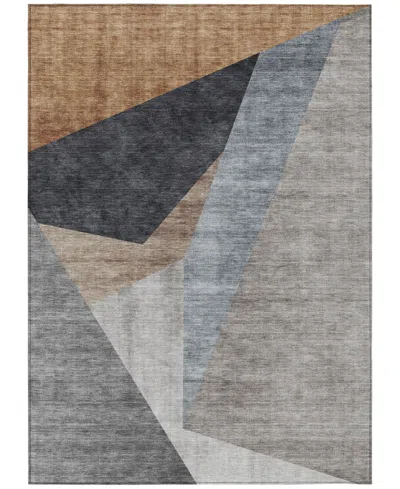 Addison Chantille Machine Washable Acn715 3'x5' Area Rug In Taupe