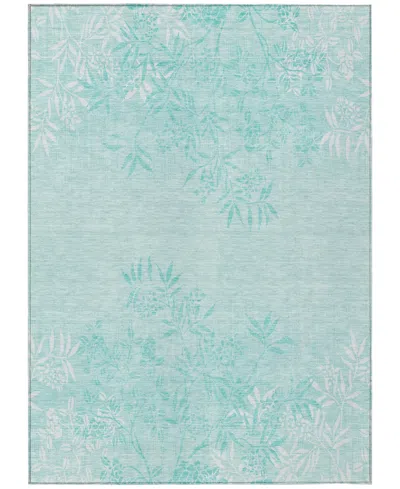 Addison Chantille Machine Washable Acn673 3'x5' Area Rug In Teal