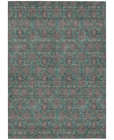 Addison Chantille Machine Washable Acn702 3'x5' Area Rug In Teal