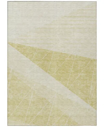 Addison Chantille Machine Washable Acn706 3'x5' Area Rug In Wheat