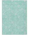Addison Chantille Acn681 5'x7'6" Area Rug In Aqua