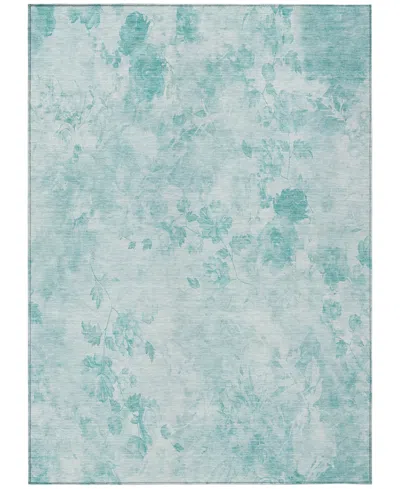 Addison Chantille Acn724 5'x7'6" Area Rug In Aqua