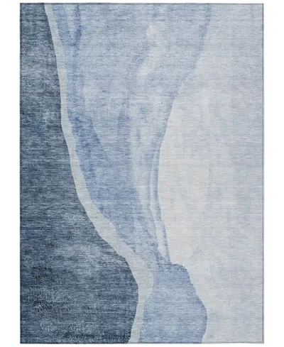 Addison Chantille Machine Washable Acn667 5'x7'6" Area Rug In Blue