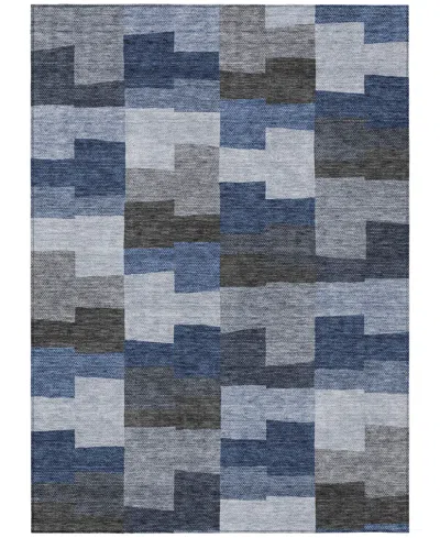 Addison Chantille Machine Washable Acn659 5'x7'6" Area Rug In Blue