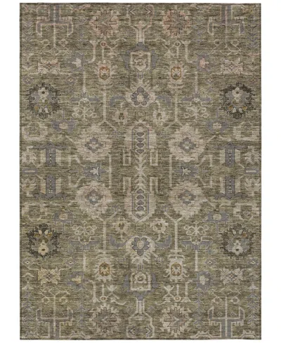 Addison Chantille Acn697 5'x7'6" Area Rug In Brown