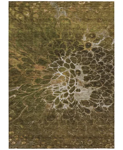 Addison Chantille Acn652 5'x7'6" Area Rug In Chocolate