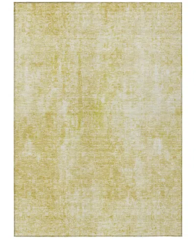 Addison Chantille Machine Washable Acn656 5'x7'6" Area Rug In Gold